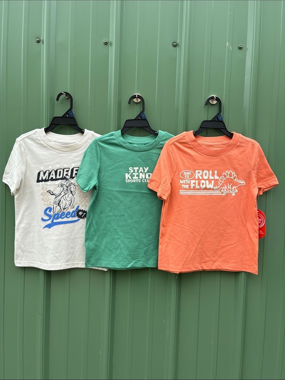 Boys Graphic Short Sleeve T-Shirts 3-Pack Size 5